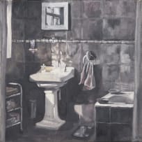 Nellien Brewer; Lockdown Interiors, diptych