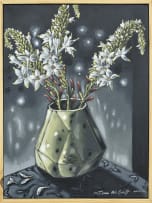 Zonia Nel-Scheffer; Chincherinchees in Vase