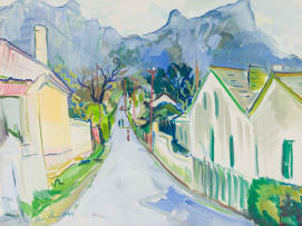 Irma Stern; Cape Town Street Scene