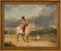 Thomas Woodward; Rider and his Dog