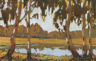 Sydney Carter; View of a Lake