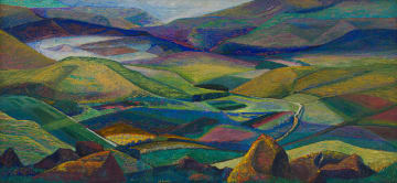 Leonora Everard-Haden; Mountain Landscape (Komati Valley)