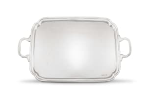 Elizabeth II silver tray, Viner’s Ltd, Sheffield, 1956