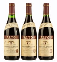 Alto; Cabernet Sauvignon; 1984, 1988; 3 (1 x 3); 750ml