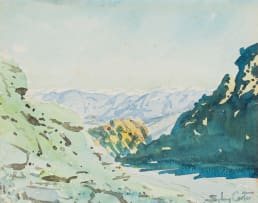 Sydney Carter; Mountain Landscape