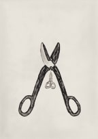 Louise Bourgeois; Scissors, Autobiographical Series (Cat. No. 430/III)