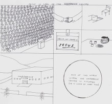 David Shrigley and Yoshitomo Nara; Untitled (Jesus is Lord of the Conference Centre)