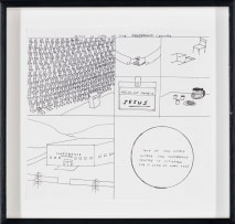 David Shrigley and Yoshitomo Nara; Untitled (Jesus is Lord of the Conference Centre)