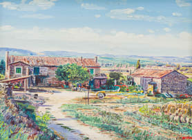 Gerhard Batha; Provencal Farmstead