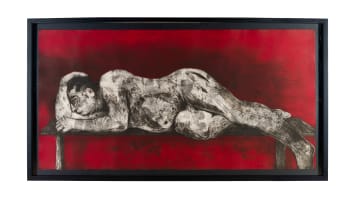 William Kentridge; Sleeper (Red)