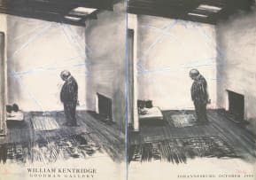 William Kentridge; Goodman Gallery Exhibition, October 1999, poster