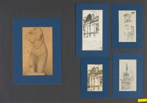 Anton van Wouw; The Art Student (Gordon Leith), accompanied by a portfolio of original architectural and figure study drawings by Gordon Leith