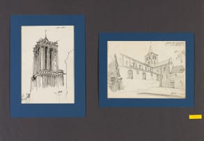 Anton van Wouw; The Art Student (Gordon Leith), accompanied by a portfolio of original architectural and figure study drawings by Gordon Leith