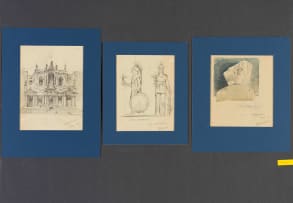 Anton van Wouw; The Art Student (Gordon Leith), accompanied by a portfolio of original architectural and figure study drawings by Gordon Leith