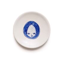 Ruan Hoffmann; Plate with blue fish motif