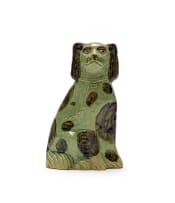 Hylton Nel; Green dog with black spots, two