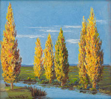 Vera Volschenk; Poplar Trees