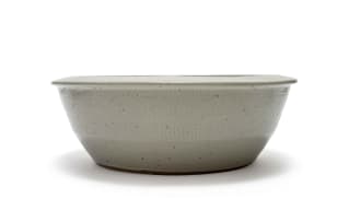 Digby Hoets; Large grey and black speckled bowl