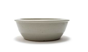 Digby Hoets; Large grey and black speckled bowl