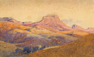 Constance Penstone; Mountainous Landscape