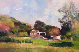 Errol Boyley; Landscape with House amongst Trees