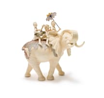 Ardmore Ceramic Studio; Elephant Riders and Parasol