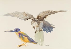 Walter Battiss; Eagle and Kingfisher