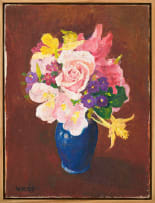 Walter Meyer; Flowers in a Vase