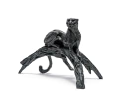 Dylan Lewis; Lying Leopard, Maquette (S328)