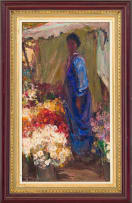 Adriaan Boshoff; Woman at Flower Market