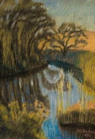 Leonora Everard-Haden; Reflection of Trees on a River