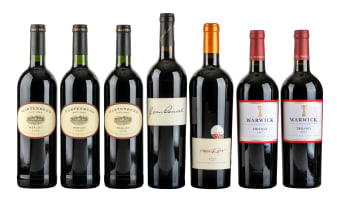 Bordeaux Collection; Hartenberg, Jean Daneel, Spier, Warwick; 2005, 2006, 2007; 7 (1 x 7); 750ml