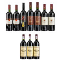 Bordeaux Collection; Buitenverwachting, Delaire Graff, Klein Constantia, La Motte, Vergenoegd; 1996, 1998, 1999; 10 (1 x 10); 750ml