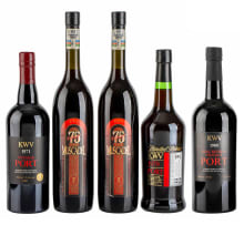 KWV; Port Collection; 1971, 1975, 1979, 1980; 5 (1 x 5); 750ml