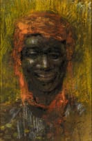 Pieter Wenning; Portrait of a Man in Orange Headdress