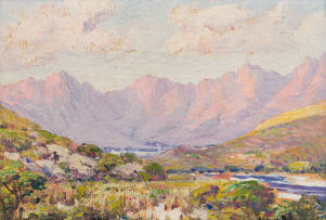 Hugo Naudé; Mountain Landscape