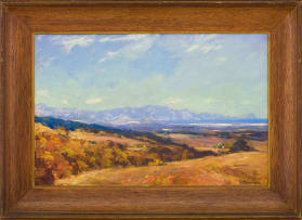 Edward Roworth; Landscape with Mountains