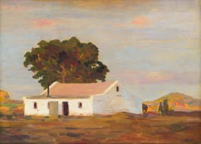 Jacob Hendrik Pierneef; Piglenburg Huisie Met Bome