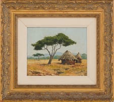 Otto Klar; Huts and Trees