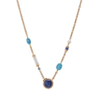 18k yellow gold tanzanite necklace, Taz Watson