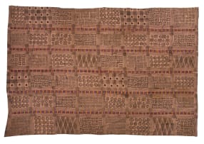 Unrecorded artist, Asante (Ashanti) Peoples; Adinkra cloth