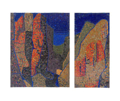 Erik Laubscher; Donker Kloof, diptych