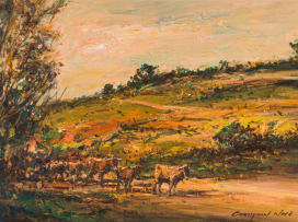 Christiaan Nice; Herd of Cattle in a Landscape