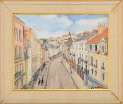 Enslin du Plessis; Parisian Street Scene