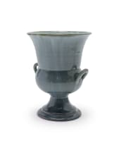 Linn Ware/Ceramic Studio; Two-handled urn-shaped pedestal vase