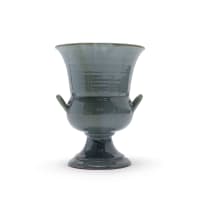 Linn Ware/Ceramic Studio; Two-handled urn-shaped pedestal vase