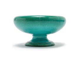 Linn Ware; Pedestal bowl with inverted rim