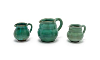 Linn Ware; Three jugs, in sizes