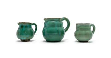 Linn Ware; Three jugs, in sizes