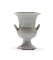 Linn Ware/Ceramic Studio; Two-handled urn-shaped pedestal vase